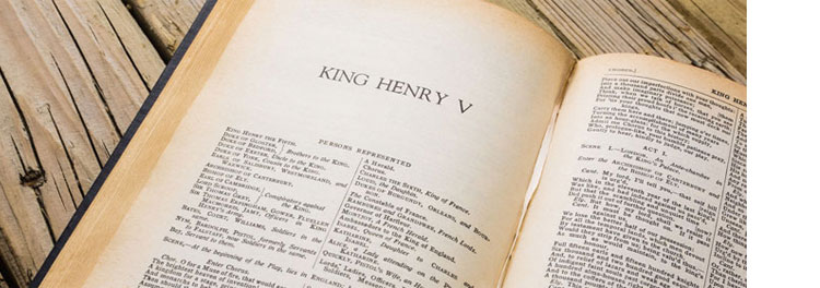 About-us Title Image: Picture of King Henry V